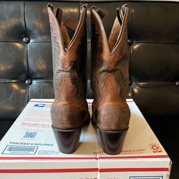 J.B. Dillon Women’s Brown Leather Western Boots - Picture 4 of 7